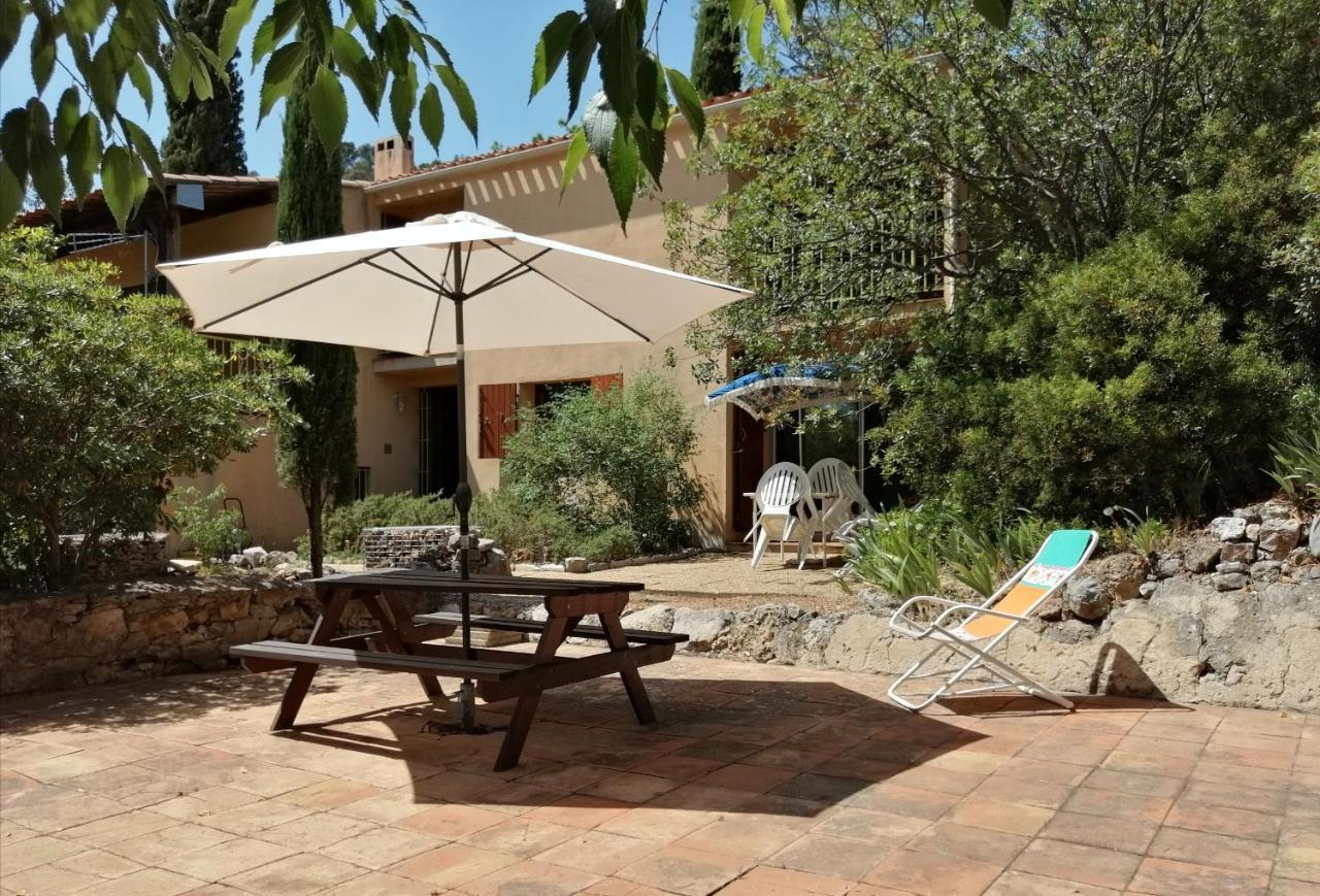 T2 36 M2, Rdc De Villa, Clim, Gd Jardin Clos, Animx Ok, Quartier Mt Faron Tres Calme, Wifi, Parking Toulon Dış mekan fotoğraf